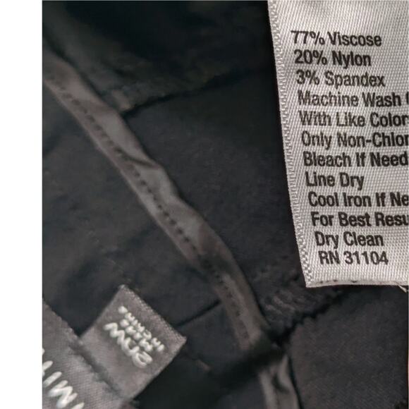 The Limited Pants 20W Black Stretch Career Trousers Women Straight Leg Office - Picture 5 of 5